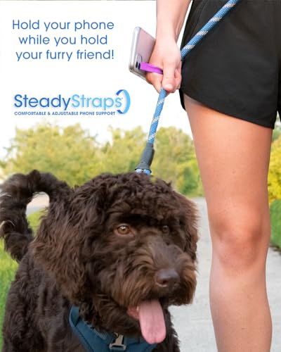 Full-Hand Elastic Phone Strap/Grip, for Comfort & Convenience, Multi-Position Adjustable with Easy On/Off Secure Authentic Hook & Loop Closures, Flexible, No Adhesives, (U.S. Flag)