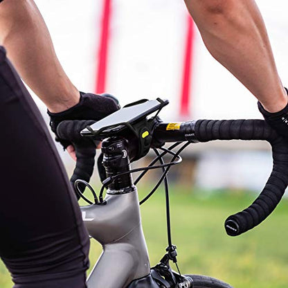 Bone Bike Tie Pro 4, Universal Bike Phone Stem Mount for 4.7"-7.2" Phones - color: Black - Bike Tie Pro 4