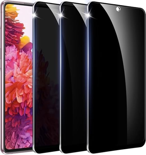 【3+1 Pack】 Designed for Samsung Galaxy S20 FE 5G Privacy Screen Protector,9H Tempered Glass【Not Support Fingerprint Unlock】 Anti-Spy Film,Compatible with Samsung S20FE 5G - color: S20FE