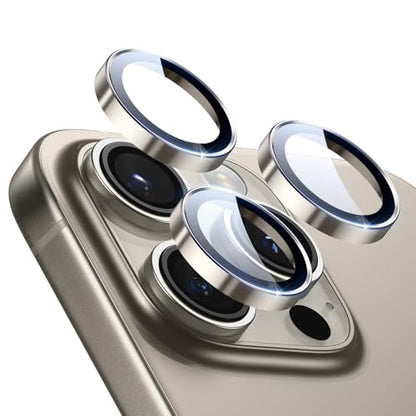 ESR for iPhone 17 Pro Max/17 Pro Camera Lens Protector, 1 Pack, Titanium - color: Titanium