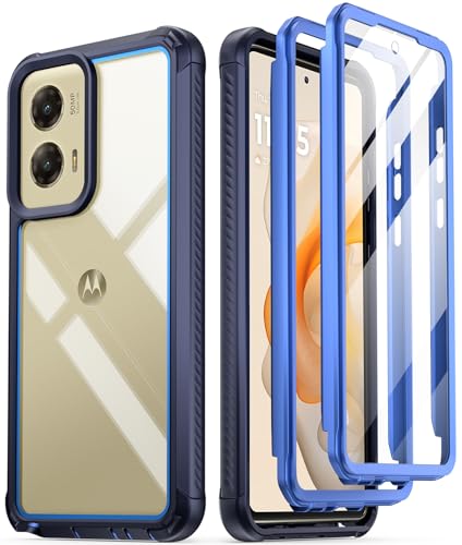 Poetic Guardian Case for Motorola Moto G Stylus 5G 2024 [Not Fit 2023 Version],[20 FT Mil-Grade Drop Tested],Full-Body Hybrid Shockproof Bumper Cover with Built-in Screen Protector,Blue/Clear - color: Blue, size: Moto G Stylus 5G 2024