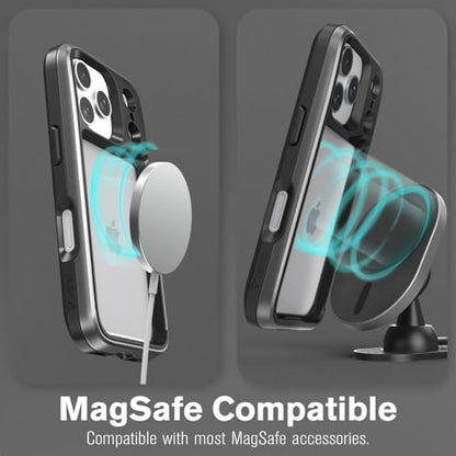 VENA vCommuteX for iPhone 17 Pro Wallet Case, Black - color: MagSafe Compatible - Black, size: iPhone 17 Pro