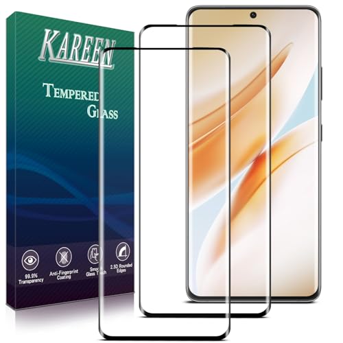 KAREEN 2 Pack Screen Protector for Samsung Galaxy S21 Ultra Tempered Glass - size: Galaxy S21 Ultra 6.8-inch