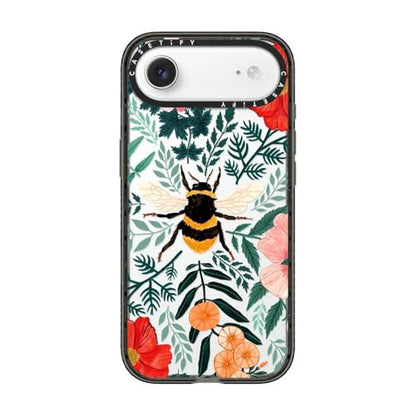 CASETiFY for iPhone Air Case - Impact | Slim Fit | 8.2 ft. 4X Military Grade Drop Protection | Bee in the Flowers by Papio Press | Black - color: Bee in the Flowers, size: Iphone Air (6.5")