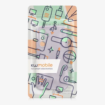 kwmobile Case Compatible with Samsung Galaxy A54 5G Case - Protective Slim TPU Phone Cover - Soft Matte Finish - Lavender - color: lavender, size: Galaxy A54 5G