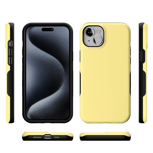 Casely iPhone 15 Plus Case | Butter Me Up | Butter Yellow | Bold Protective Design | Compatible with MagSafe - color: Butter Me Up | Butter Yellow