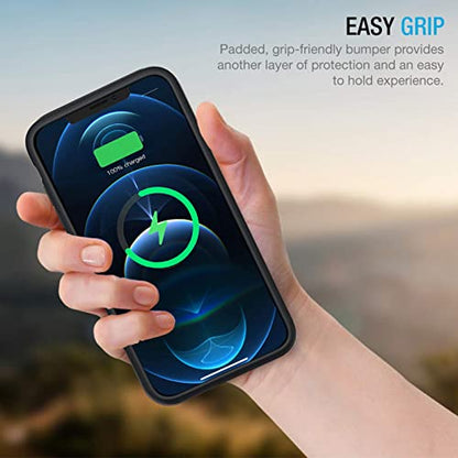 Battery Case for iPhone 12/12 Pro, Enhanced 10000mAh Portable Protective Smart Qi Wireless Charging Case Compatible with iPhone 12/12 Pro (6.1 inch) Rechargeable Extended Battery Charger Cover(Black) - size: iPhone 12/Pro