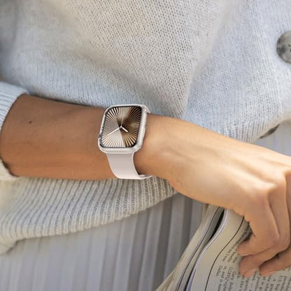 [2 Pack] Bumper Case for Apple Watch Series 11/10 42mm, Clear - color: Clear+Clear, size: 42 mm Series 11/10