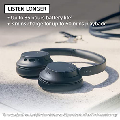 Sony WH-CH720N Wireless Noise Cancelling Over-Ear Headphones, Black - color: Black