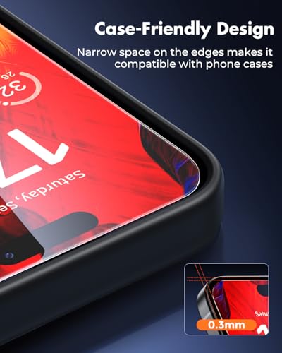 UNBREAKcable 2-Pack Screen Protector for iPhone 15 Plus Tempered Glass - size: iPhone 15 Plus
