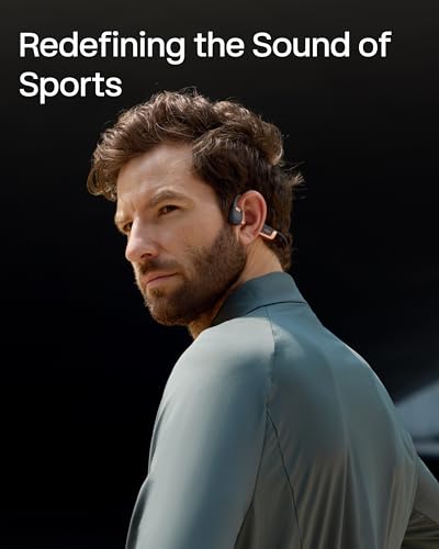 SHOKZ OpenRun Pro 2 Bone Conduction Headphone, Rose Gold, Free Gym Bag - color: Rose Gold, size: Standard
