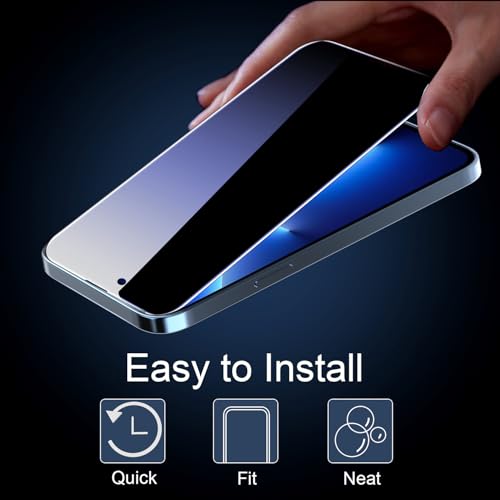 1 Pack for iPhone 13 Pro Privacy Screen Protector, Anti Spy Private Tempered Glass Film, 9H Hardness, Case Friendly - size: iPhone 13 Pro 6.1 Inch