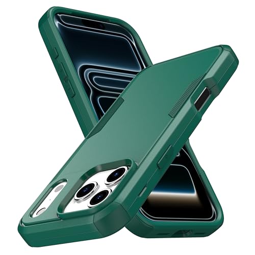 MXX for iPhone 17 Pro Case, Heavy Duty 3 in 1 Wing Design Protective Cover with MagSafe, Phone Case 2025 (Green) - color: Green, size: iPhone 17 Pro