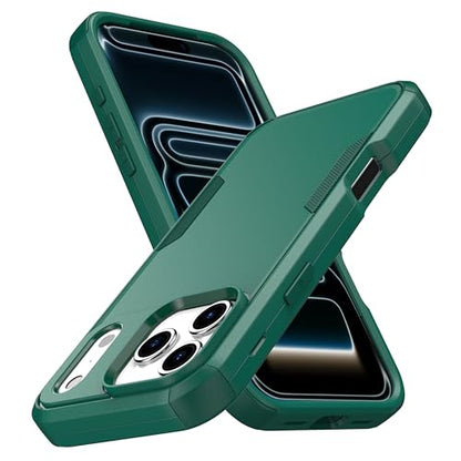 MXX for iPhone 17 Pro Case, Heavy Duty 3 in 1 Wing Design Protective Cover with MagSafe, Phone Case 2025 (Green) - color: Green, size: iPhone 17 Pro