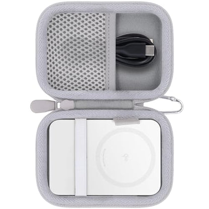khanka Case for Anker Nano Power Bank Ultra-Slim 5000Mah & Maggo 10K,White - color: White