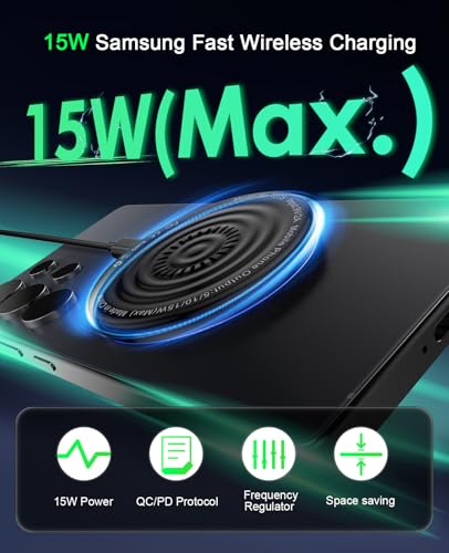Wireless Charger 2Pack 6FT 15W Samsung Magnetic MagSafe Charger - color: T27S-Black