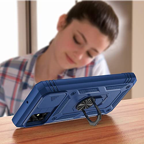 PASNEW Blue Case for Samsung Galaxy S21 Ultra,6.8 inch - color: Blue, size: Galaxy S21 Ultra (6.8 inch)