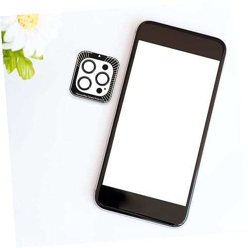 Veemoon Tempered Camera Lens Protector for Scratch Phone Lens Protective Film and Wear Resistant Cover with Dust Design Dark Purple