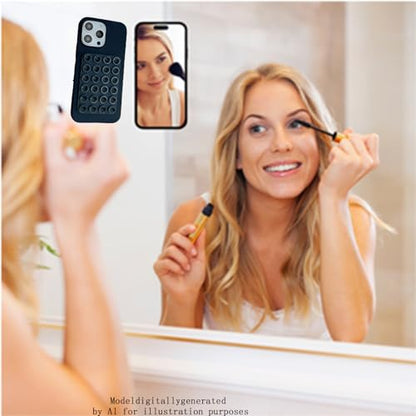 Rookii Phone Stand with Silicone Suction Cup Phone Mount,Phone Adhesive Sticky Grip,Phone Ring Holder,Hands-Free Sticky Cell Phone Grip, Mobile Fidget Mirror Holder for Selfies and Videos (Pink) - color: pink