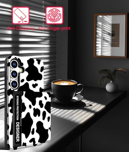 for Samsung Galaxy S24 / S25 Case - Black Cow Deco - color: Black Cow Deco