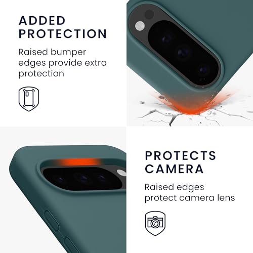 kwmobile Case Compatible with Google Pixel 10 / Pixel 10 Pro Case - TPU Silicone Phone Cover with Soft Finish - Arctic Night - color: Arctic Night, size: Pixel 10 / Pixel 10 Pro