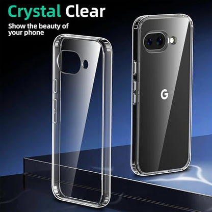 ONES Goolgle Pixel 10a Slim Case,Military-Grade Drop Guard, Anti-Yellowing, Shockproof Cove Pixel 10a, Scratch-Resistant, Transparent - color: HD Highly Clear, size: Pixel 10a