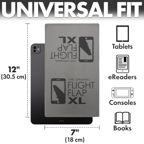 Flight Flap Airplane Phone Holder, Flexible Airplane Tablet Holder Travel - color: Gray, size: XL