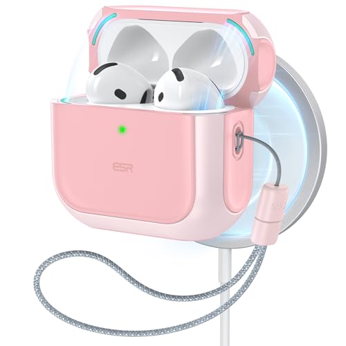 ESR for AirPods 5/4 Case (2026/2024), Compatible with MagSafe, Pink - color: Pink, size: AirPods 5&4 Case