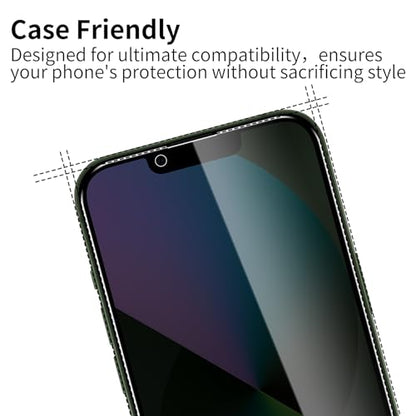 3 Pack Privacy Screen Protector for iPhone 13 Mini with 3 Pack Camera Lens Protector, 9H Hardness Double Shatterproof Anti-Spy Tempered Glass Film, Easy Installation - size: iPhone 13 Mini