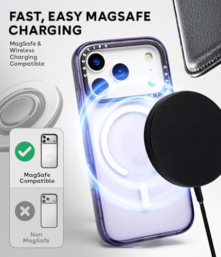 CASETiFY for iPhone 17 Pro Max Case - Impact Compatible with MagSafe | 8.2 ft. 4x Military Grade Drop Protection | BOWS | Matte Black - color: BOWS, size: Iphone 17 Pro Max (6.9")