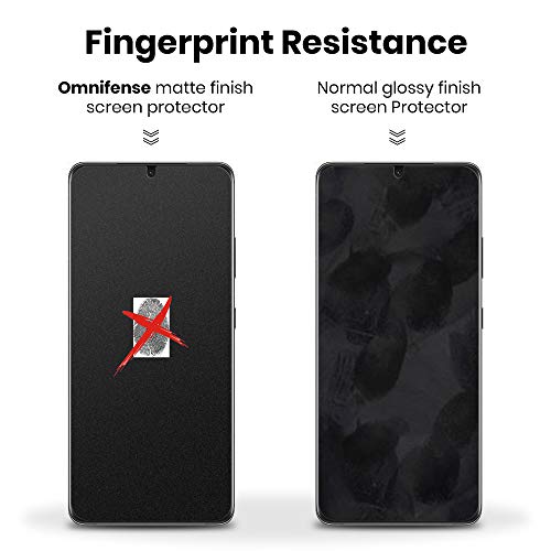 Galaxy S21 5G Screen Protector Matte Privacy Full Adhesive Soft Film (NOT Tempered Glass), Support Fingerprint Unlock Matte Finish Surface Anti Glare 2 Way Anti Spy Privacy Protection for