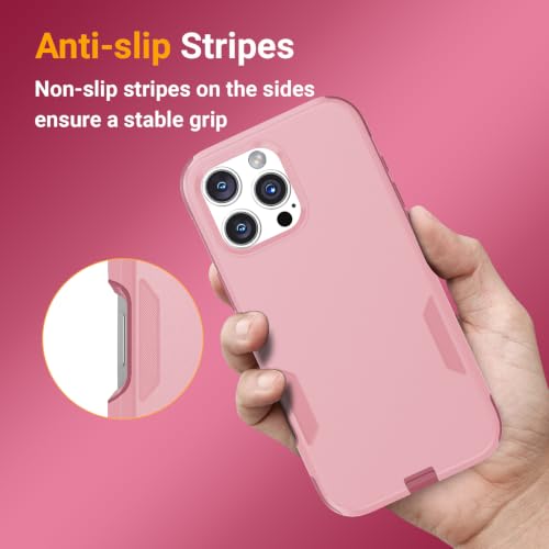 jaroco Magnetic for iPhone 16 Pro Max Case Heavy Duty Rugged Dual-Layer Pink - color: Pink, size: iPhone 16 Pro Max