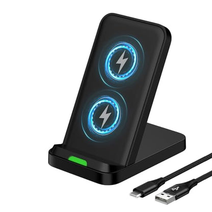 for Google Pixel Wireless Charging Stand for Pixel 11/10 Pro/10 Pro XL/9a - color: 1Pack-Black