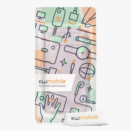kwmobile Case Compatible with Google Pixel 6a Case - TPU Silicone Phone Cover with Soft Finish - Purple Cloud - color: Purple Cloud, size: Pixel 6a