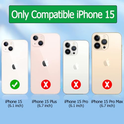 Battery Case for iPhone 15, Upgraded 10000mAh Rechargeable Portable Charging Case with Wireless Charging Compatible for iPhone 15 (6.1 inch) with Carplay Extended Battery Pack Charger Case (Black) - size: iPhone 15 -10000mAh