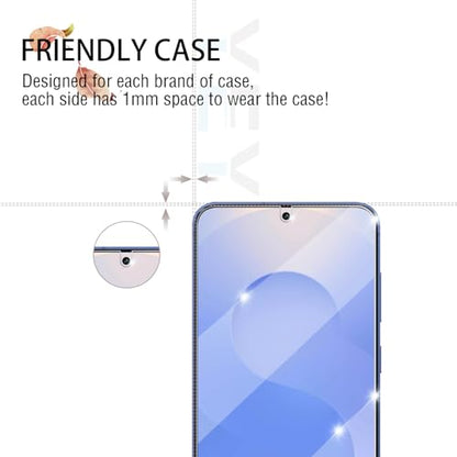 Galaxy S25 Plus / S25+ Tempered Glass Screen & Lens Protector 2+2 Pack | [Ultrasonic Fingerprint Unlock] [Case Friendly] [Bubble-Free] - size: Galaxy S25 Plus