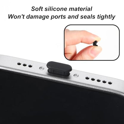 55Pcs USB Port Caps Silicone USB Port Cover Protector Dust Plug