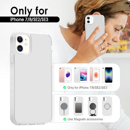 TENOC Phone Case Compatible with iPhone 11, Frosted Case Translucent Protective Bumper Matte Hard Back Cover for 6.1 Inch - color: Translucent, size: iPhone 11