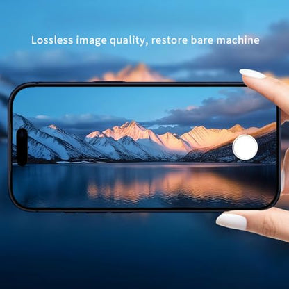 Matte Finish Camera Cover Guard Anti Fingerprint Film Design for Phone Shockproof Design Aluminum Alloy Frame