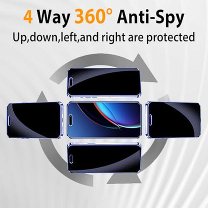360 Degree Privacy Screen Protector for iPhone 16 6.1-Inch - size: iPhone 16
