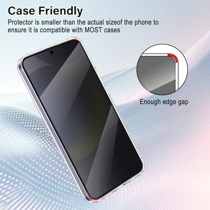Screen Protector for Samsung Galaxy S25/S24 (3er-Pack) Privacy Tempered - color: Galaxy S24