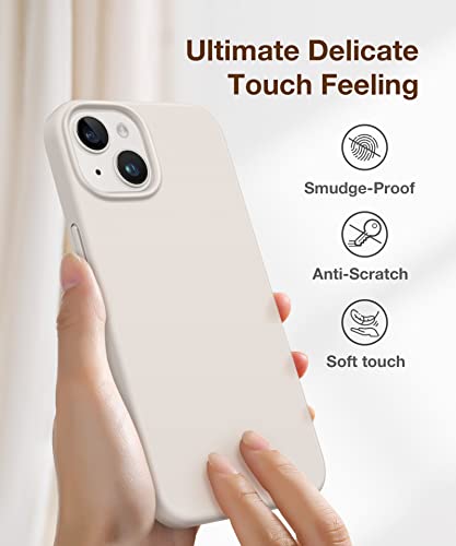 GONEZ Magnetic for iPhone 13/14 Case, Silicone Cover Stone - color: A-Stone, size: Iphone 13 /Iphone 14