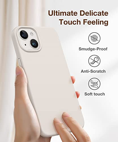 GONEZ Magnetic for iPhone 13/14 Case, Silicone Cover Stone - color: A-Stone, size: Iphone 13 /Iphone 14