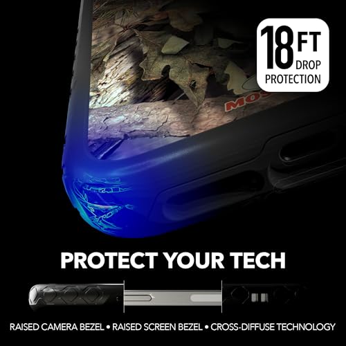 Mossy Oak | Breakup Country | Dual-Layer Case in Onyx Black Designed for iPhone 13 Pro Shock & Drop Proof - Durable | As Seen on Shark Tank - color: Breakup Country | Onyx Black, size: Apple iPhone 13 Pro