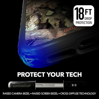 Mossy Oak | Breakup Country | Dual-Layer Case in Onyx Black Designed for iPhone 13 Pro Shock & Drop Proof - Durable | As Seen on Shark Tank - color: Breakup Country | Onyx Black, size: Apple iPhone 13 Pro