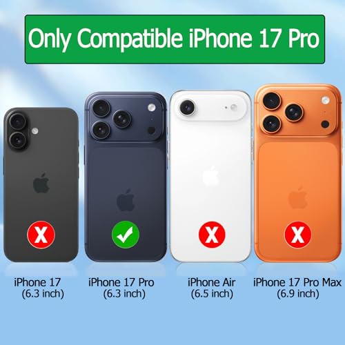 Battery Case for iPhone 17 Pro,10000mAh Rechargeable Portable Charging Case with Wireless Charging Compatible for iPhone 17 Pro (6.3 inch) 2025 with Carplay Extended Battery Pack Charger Cover (Black) - size: iPhone 17 Pro-10000mAh Black