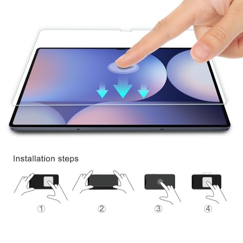 WD&CD 2 Pack Screen Protector Compatible with Samsung Galaxy Tab S10 Plus 12.4'' / S9 Plus / S8 Plus / S7 Plus, Case Friendly Tempered Glass for Galaxy Tab S10+/S9+/S8+ - color: Samsung Galaxy Tab S10 Plus 12.4"