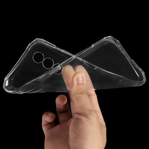 Protective Case for Doogee Blade 10 Power - Clear | 6.56" Slim Shockproof Bumper Back Cover Anti-Scratch Flexible TPU Shell, Grip-Friendly - color: Clear