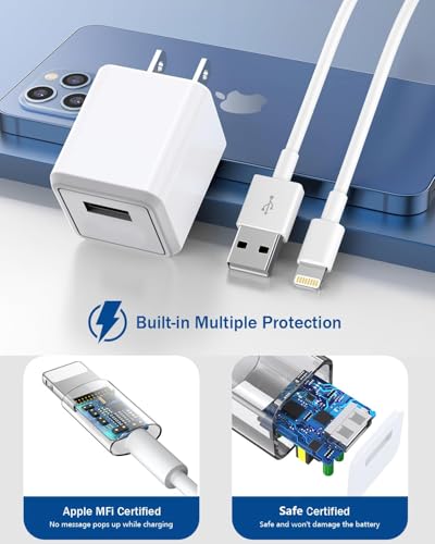 iPhone Charger,[Apple MFi Certified]iPhone Charge 2Pack 3FT Lightning Cable - size: 3FT