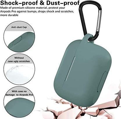 Lerobo for AirPods Pro 2nd/1st Case with Keychain, Pine Green - color: Pine Green